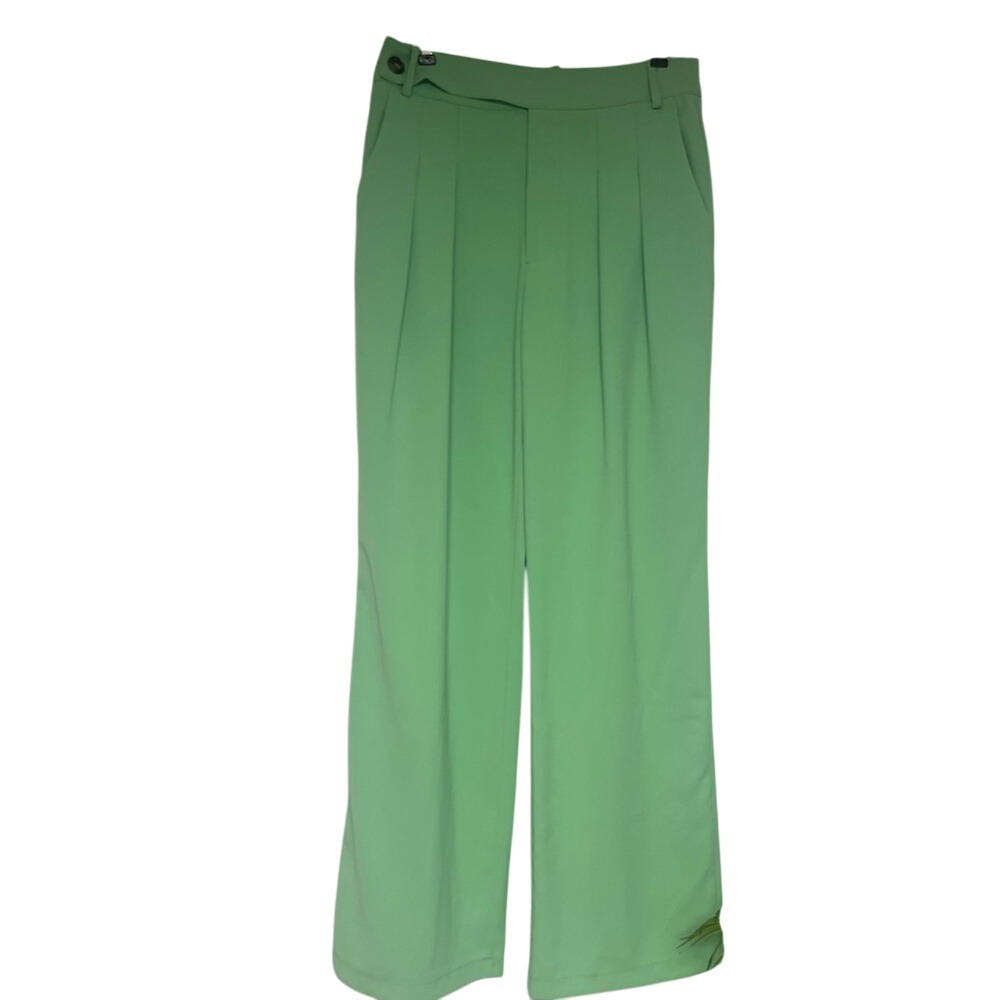 On‎ Twelfth Green Palazzo Side Zip Wide Leg Pants Women's 8